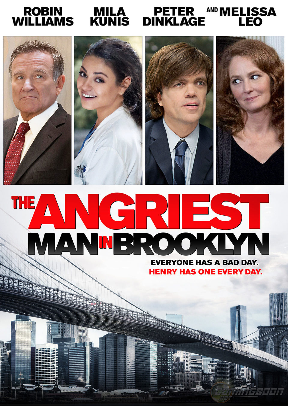 Cartel de El hombre más enfadado de Brooklyn - Estados Unidos