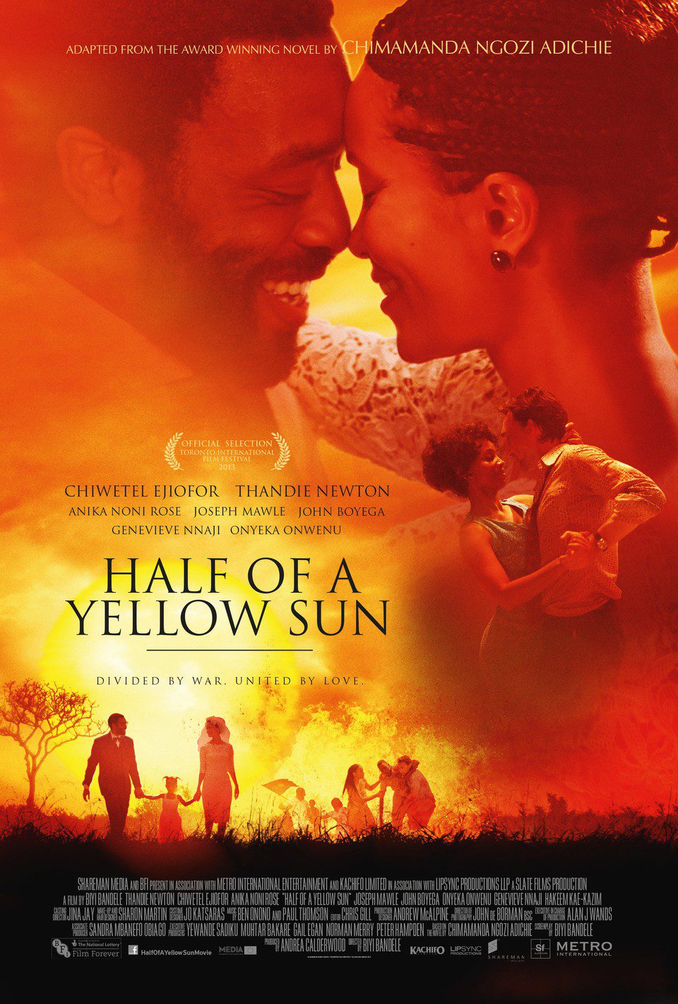 Cartel de Medio sol amarillo - Reino Unido