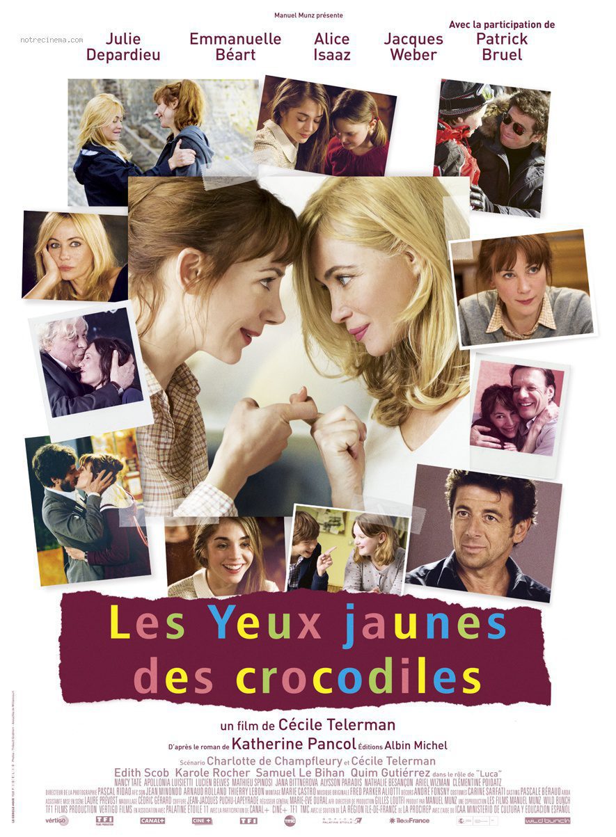 Cartel de Los ojos amarillos de los cocodrilos - Francia