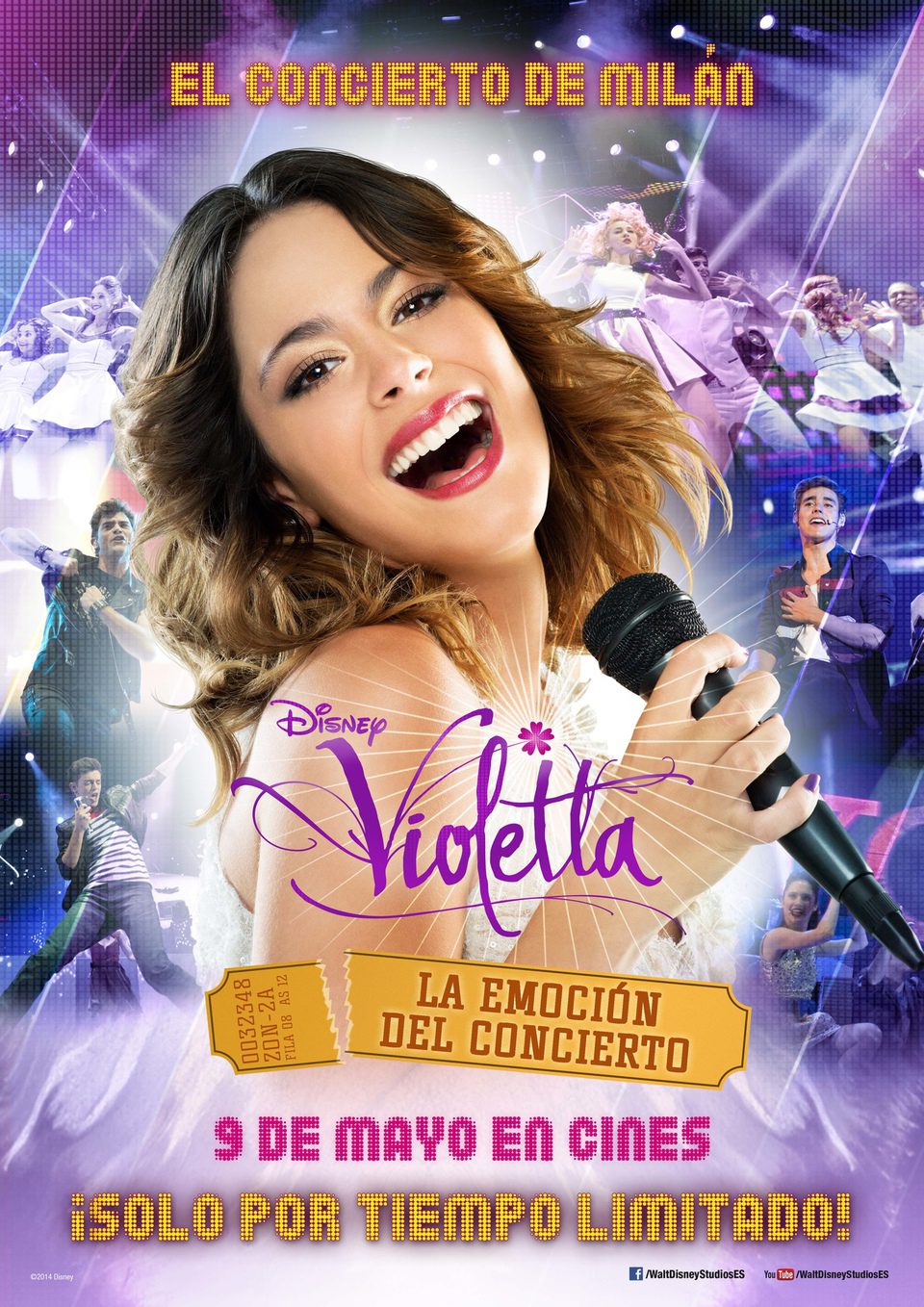 Cartel de Violetta. La emoción del concierto - España