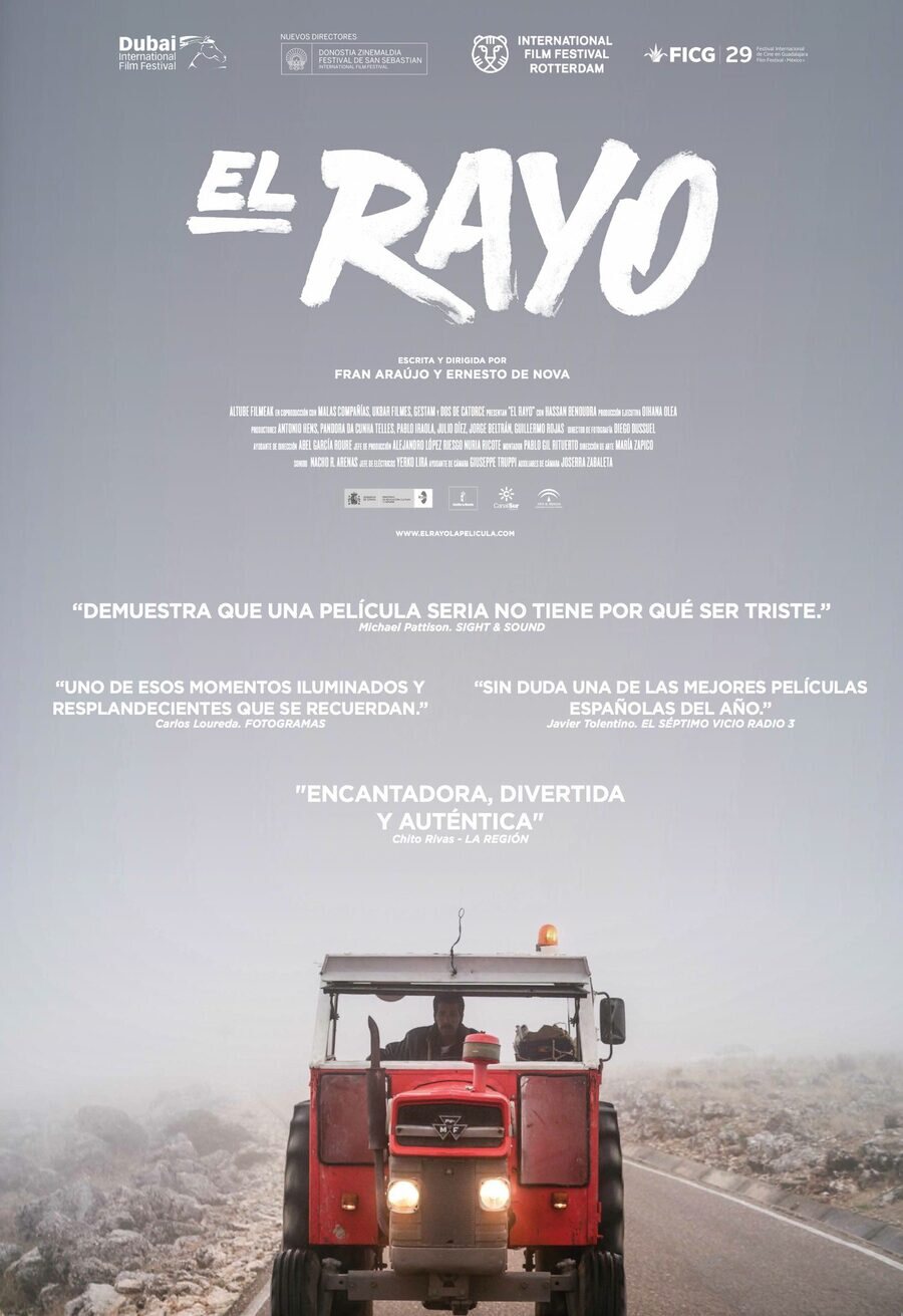 Cartel de El rayo - España