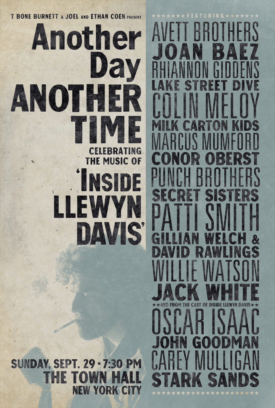Cartel de Another Day, Another Time: Celebrating the Music of Inside Llewyn Davis - Estados Unidos