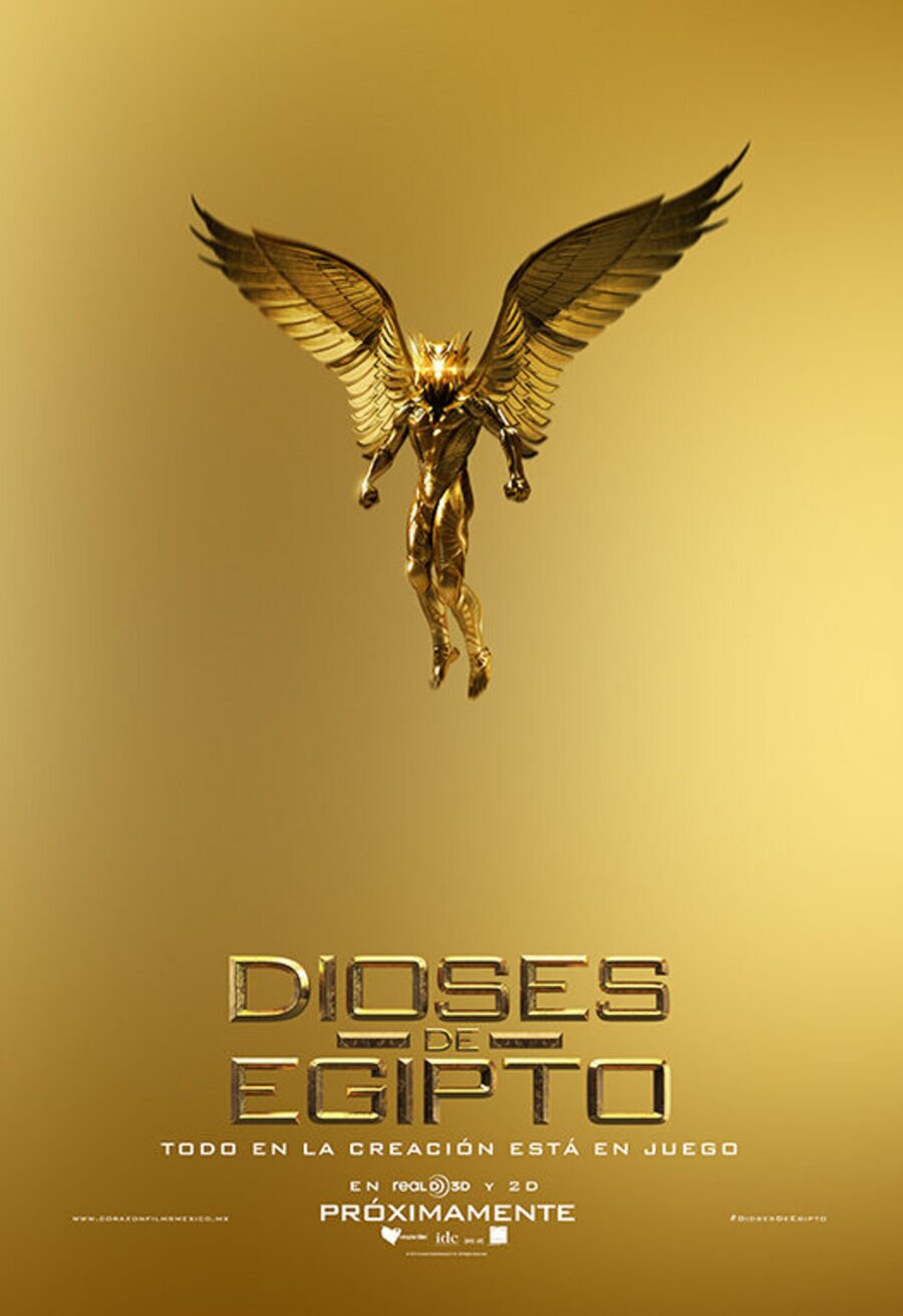 Cartel de Dioses de Egipto - México