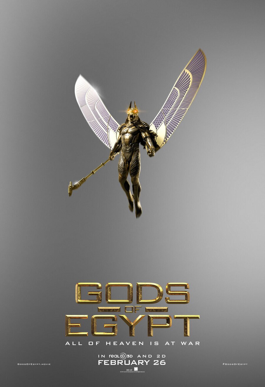 Cartel de Dioses de Egipto - México