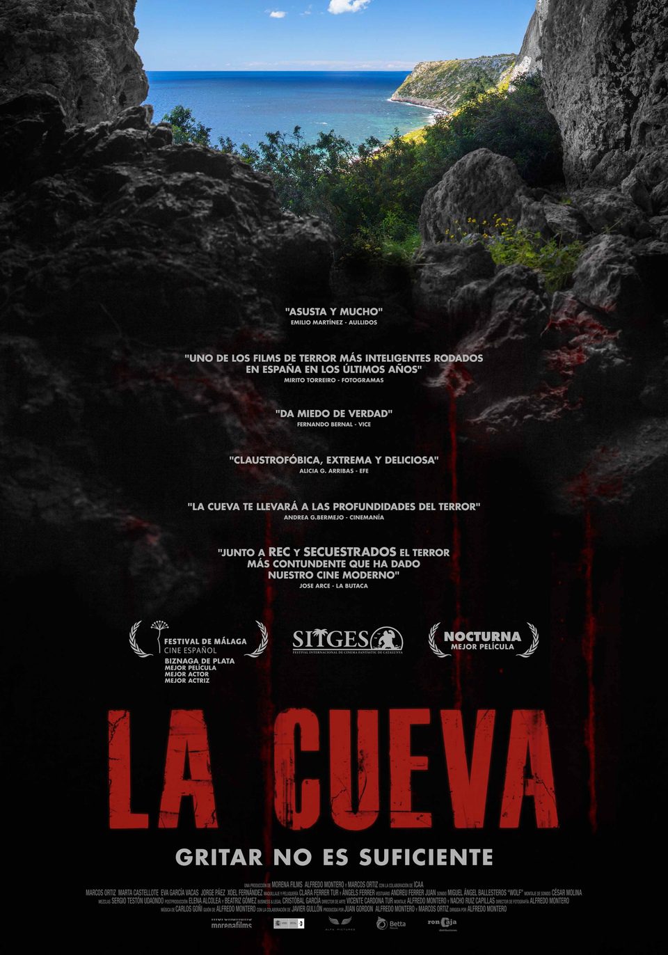 Cartel de La cueva - España 2