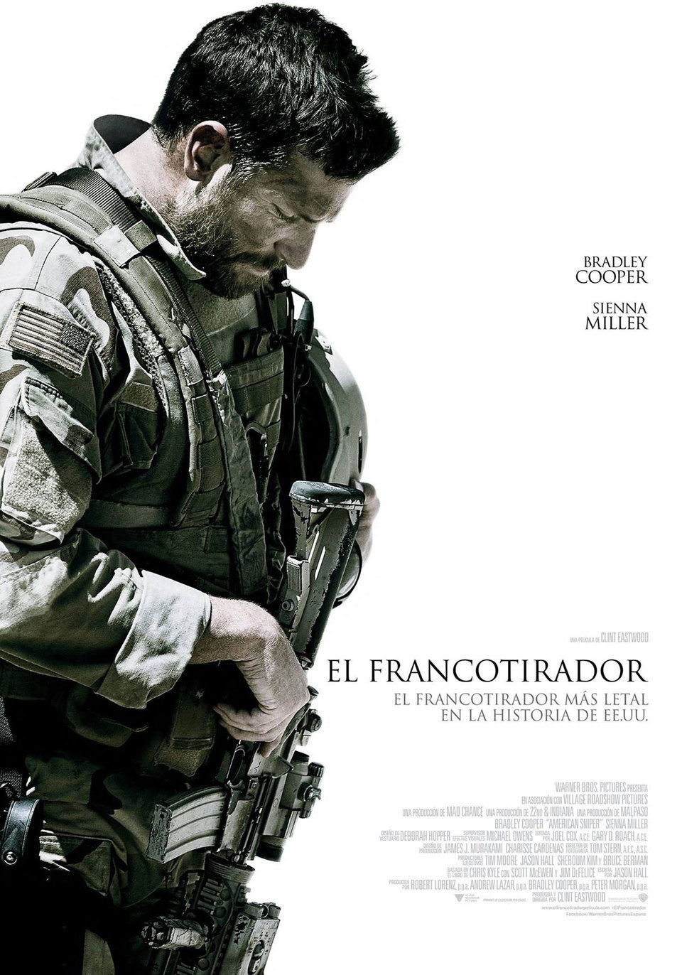 Cartel de El francotirador - España