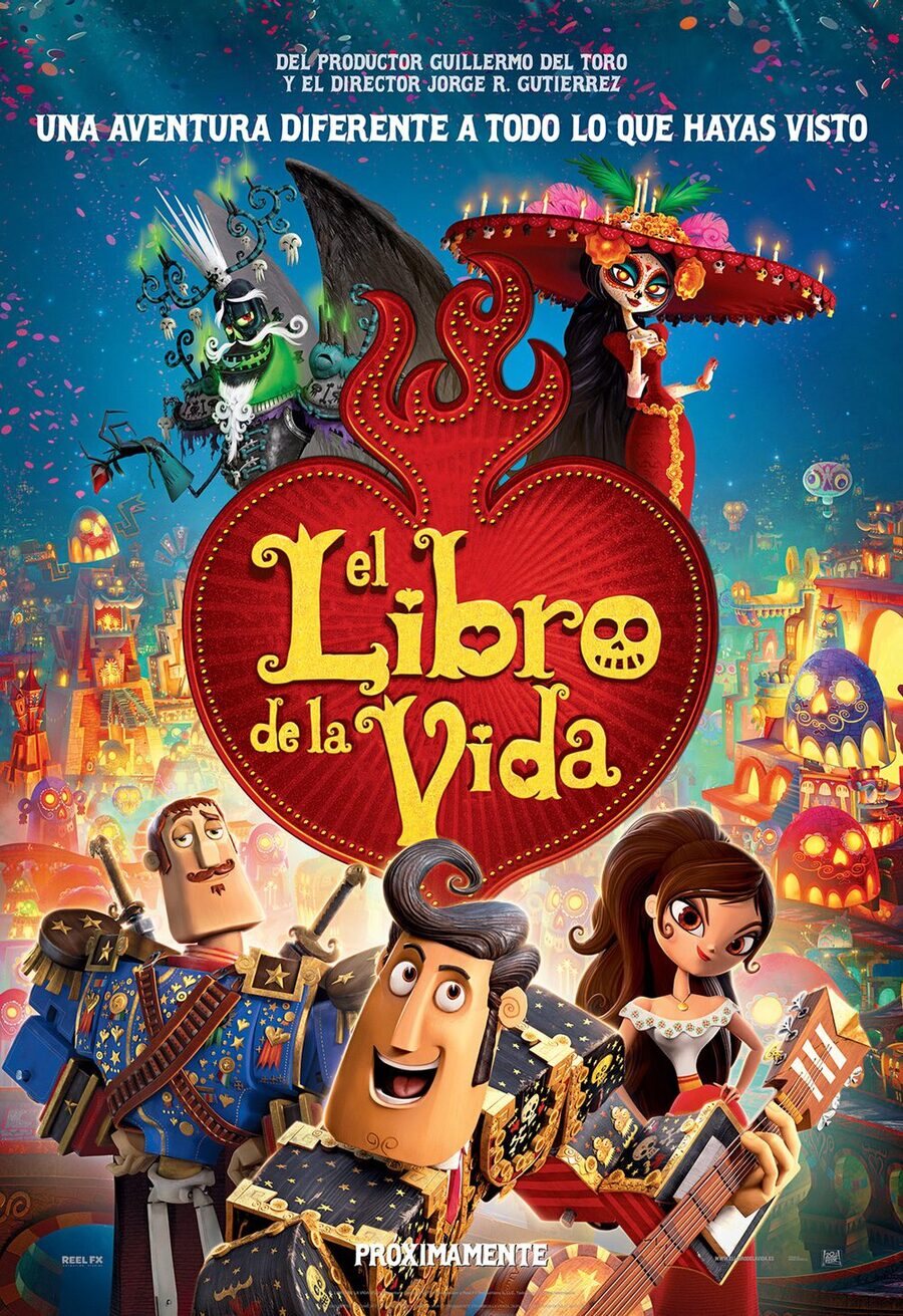 Cartel España de 'El libro de la vida'