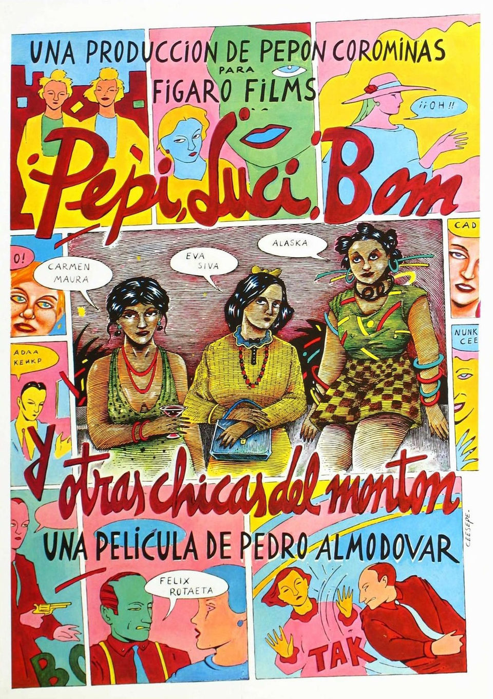 Cartel de Pepi, Luci, Bom y otras chicas del montón - España