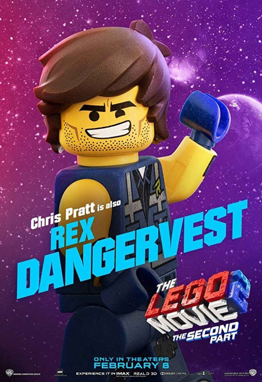 Cartel de La LEGO Película 2 - Póster Rex Dangervest