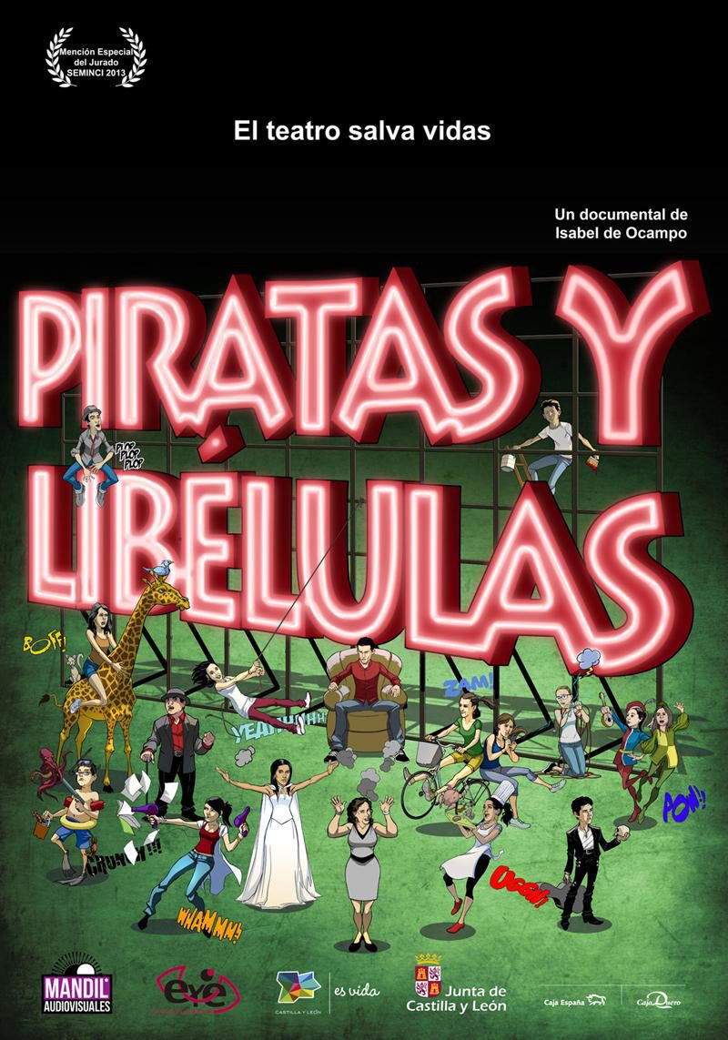 Cartel de Piratas y libélulas - España