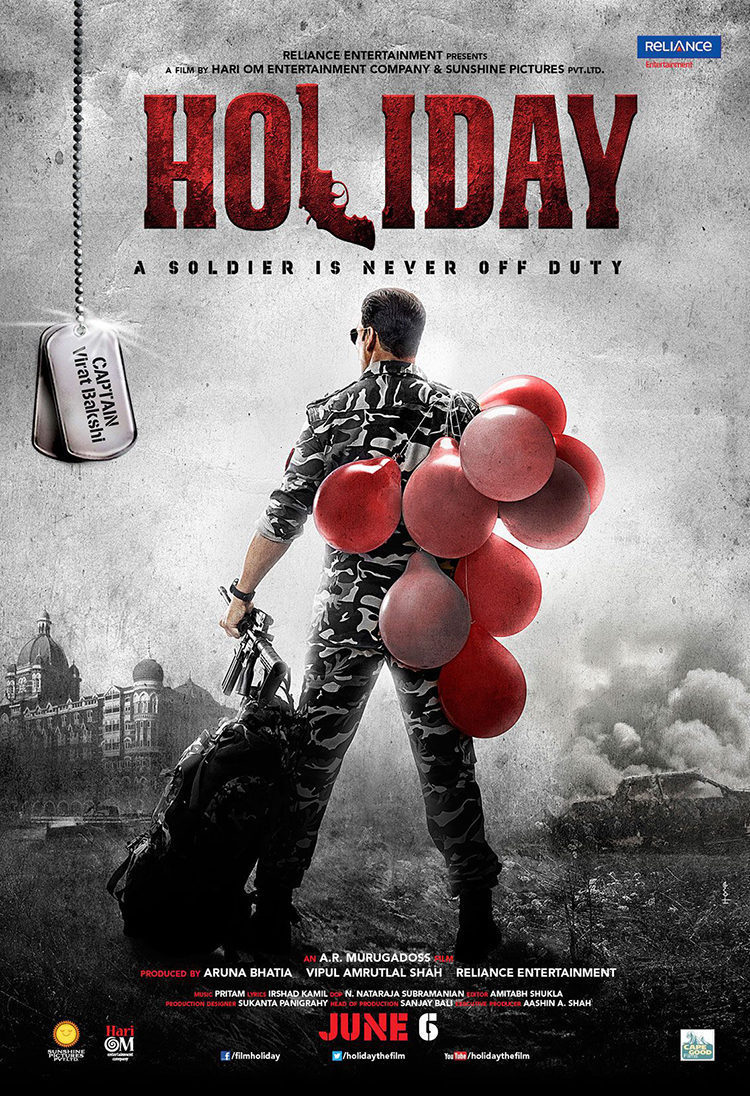 Cartel de Holiday - A Soldier Is Never Off Duty - India