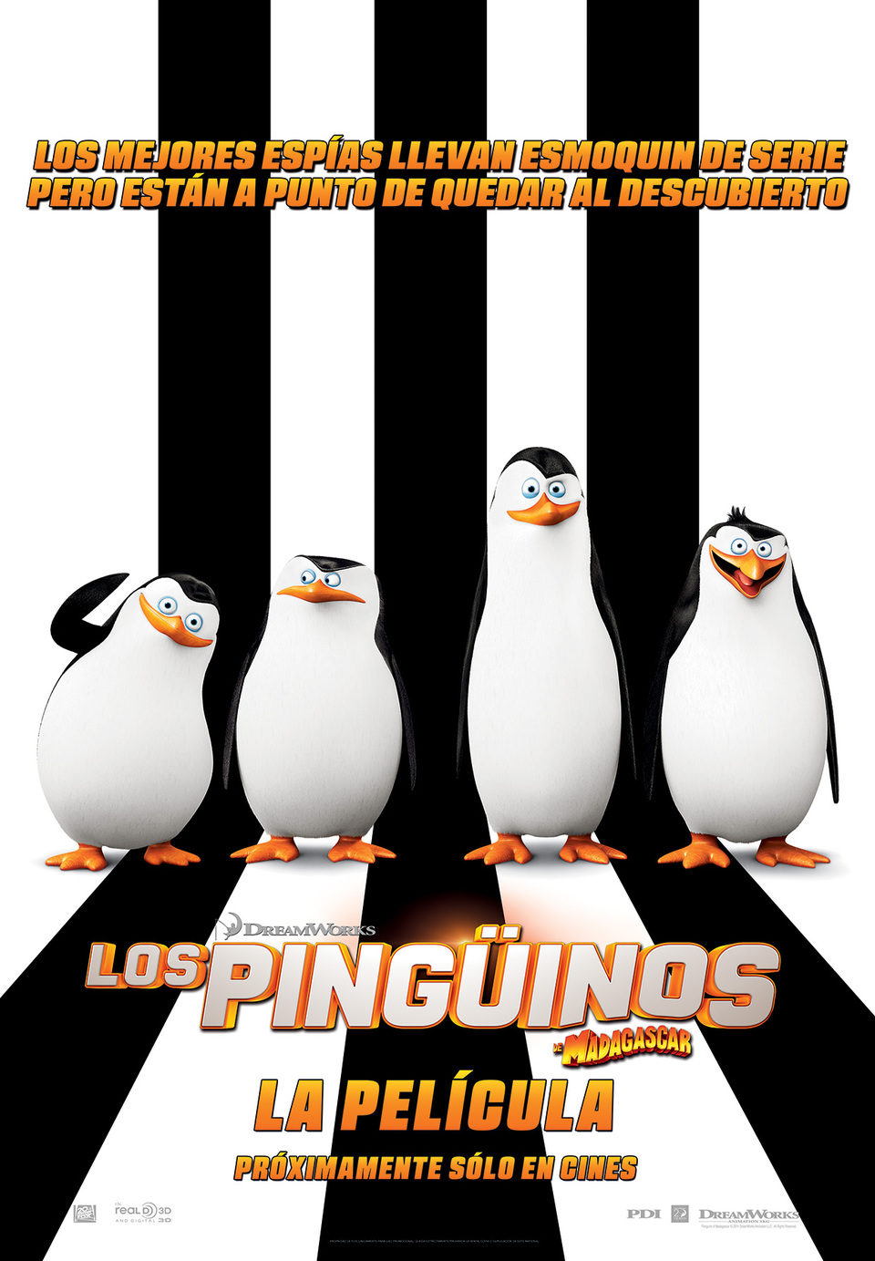 Cartel de Los pingüinos de Madagascar: La película - España