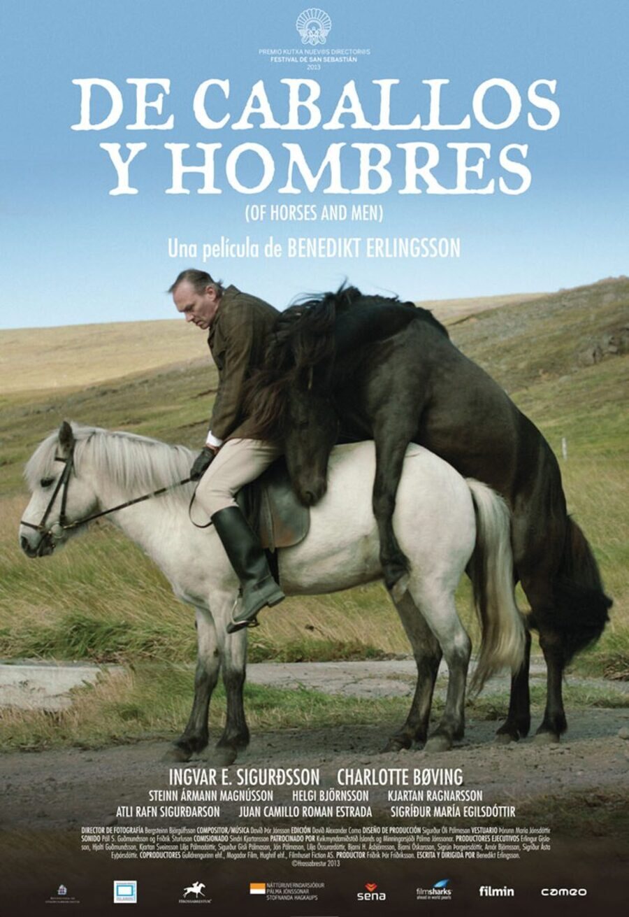 Cartel de De caballos y hombres - España