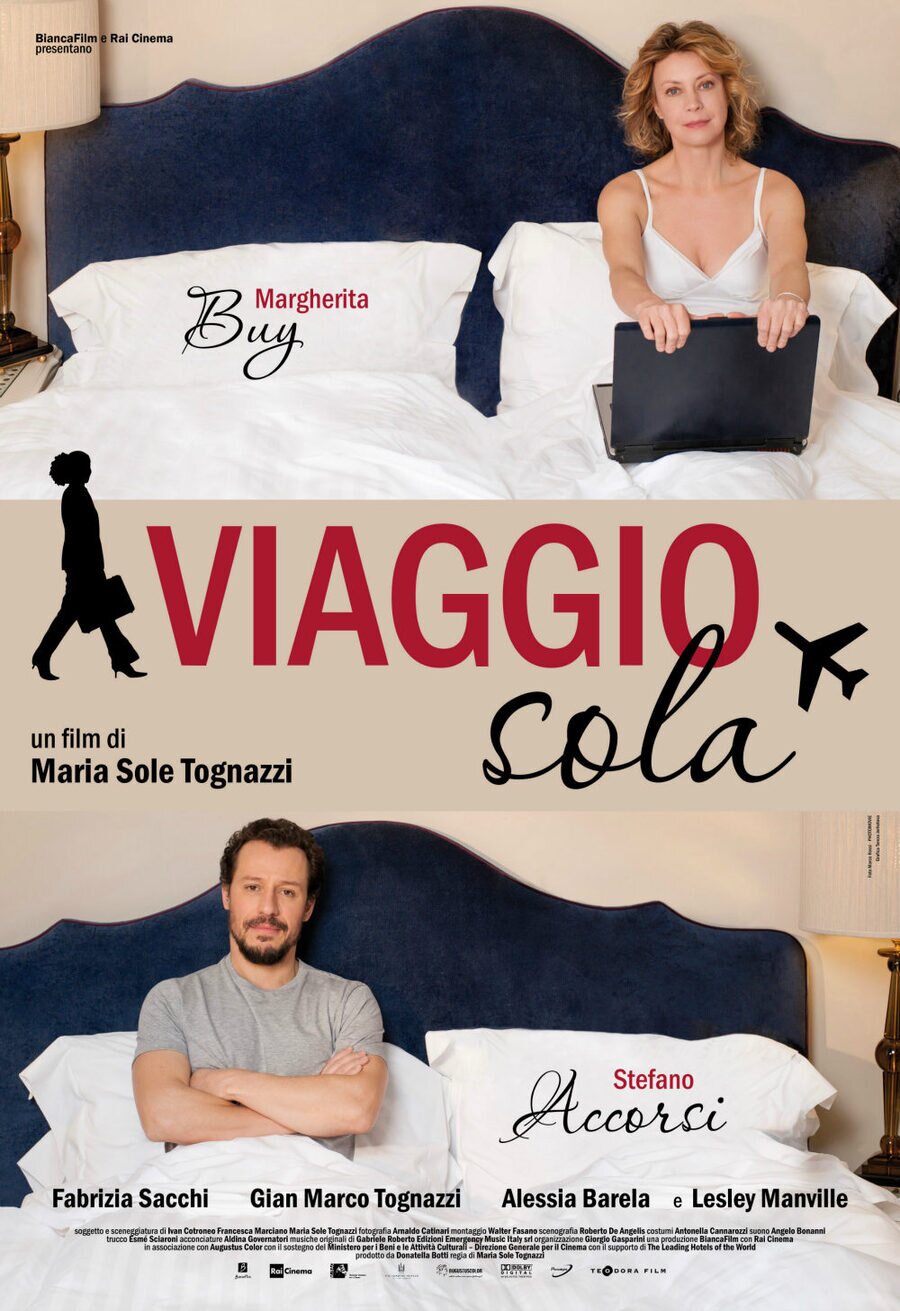 Cartel de Viajo sola - Italia