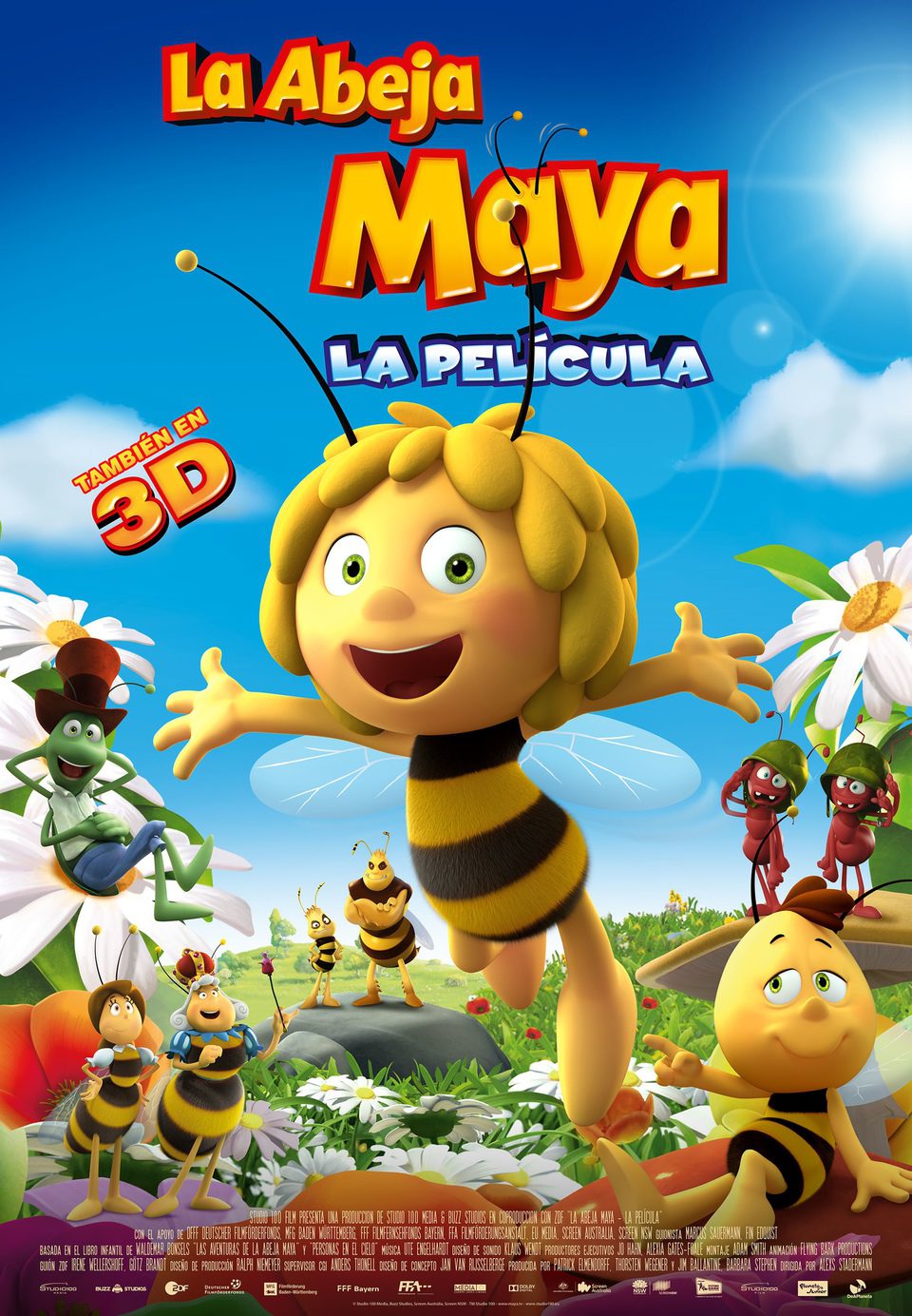 Cartel de La abeja Maya, la película - España