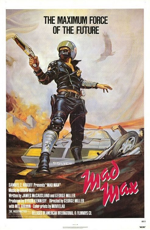 Cartel de Mad Max, salvajes de autopista - Estados Unidos