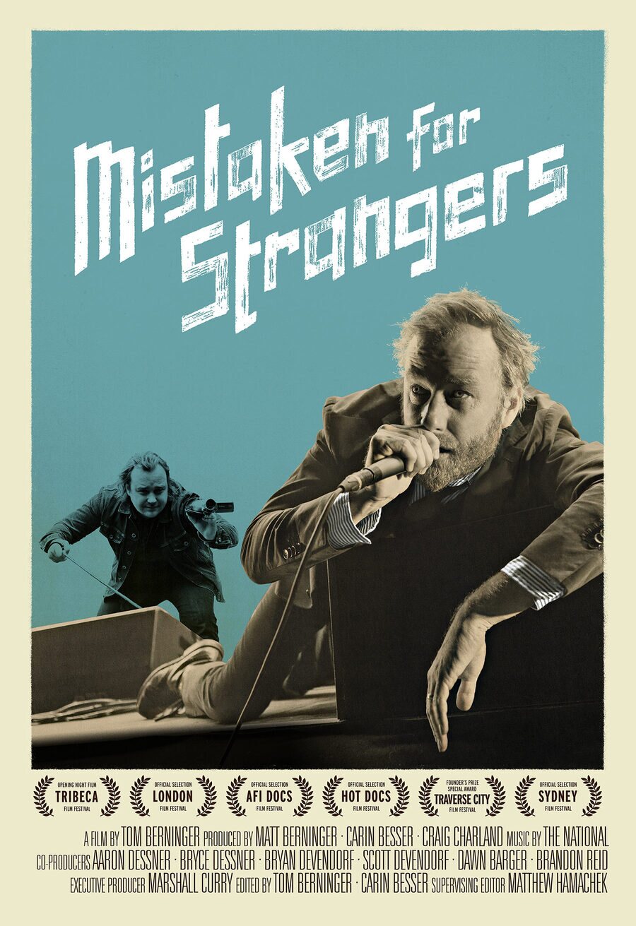 Cartel de Mistaken for Strangers - Reino Unido