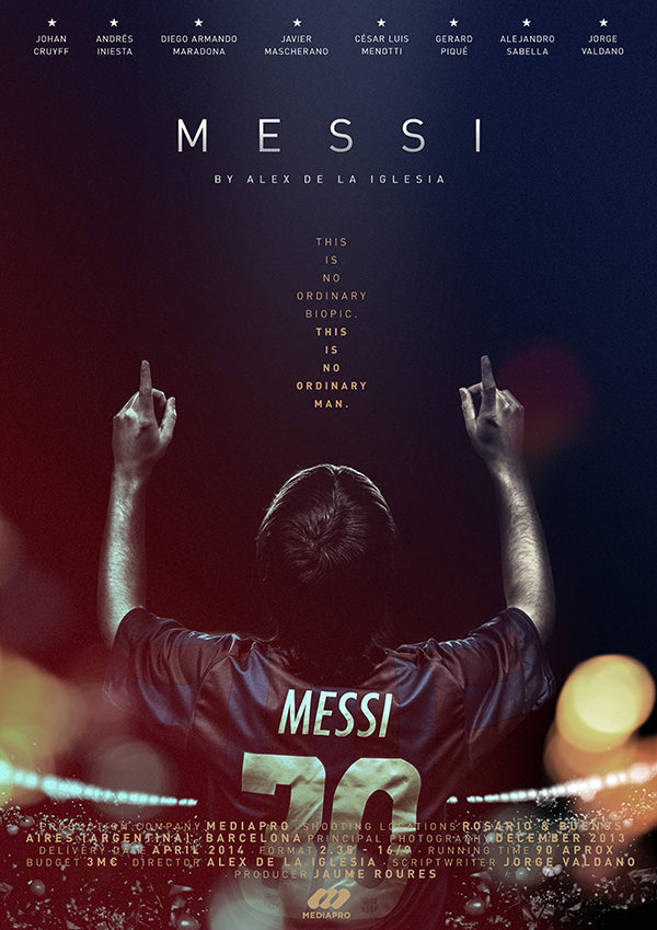 Cartel de Messi - España