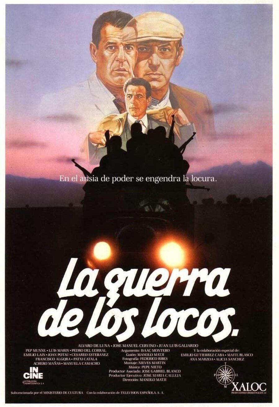 Cartel de La guerra de los locos - España