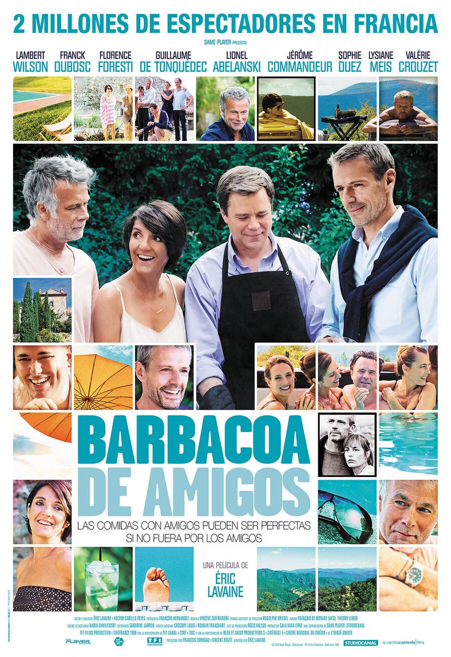 Cartel de Barbacoa de amigos - España