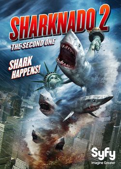Cartel de Sharknado 2: The Second One