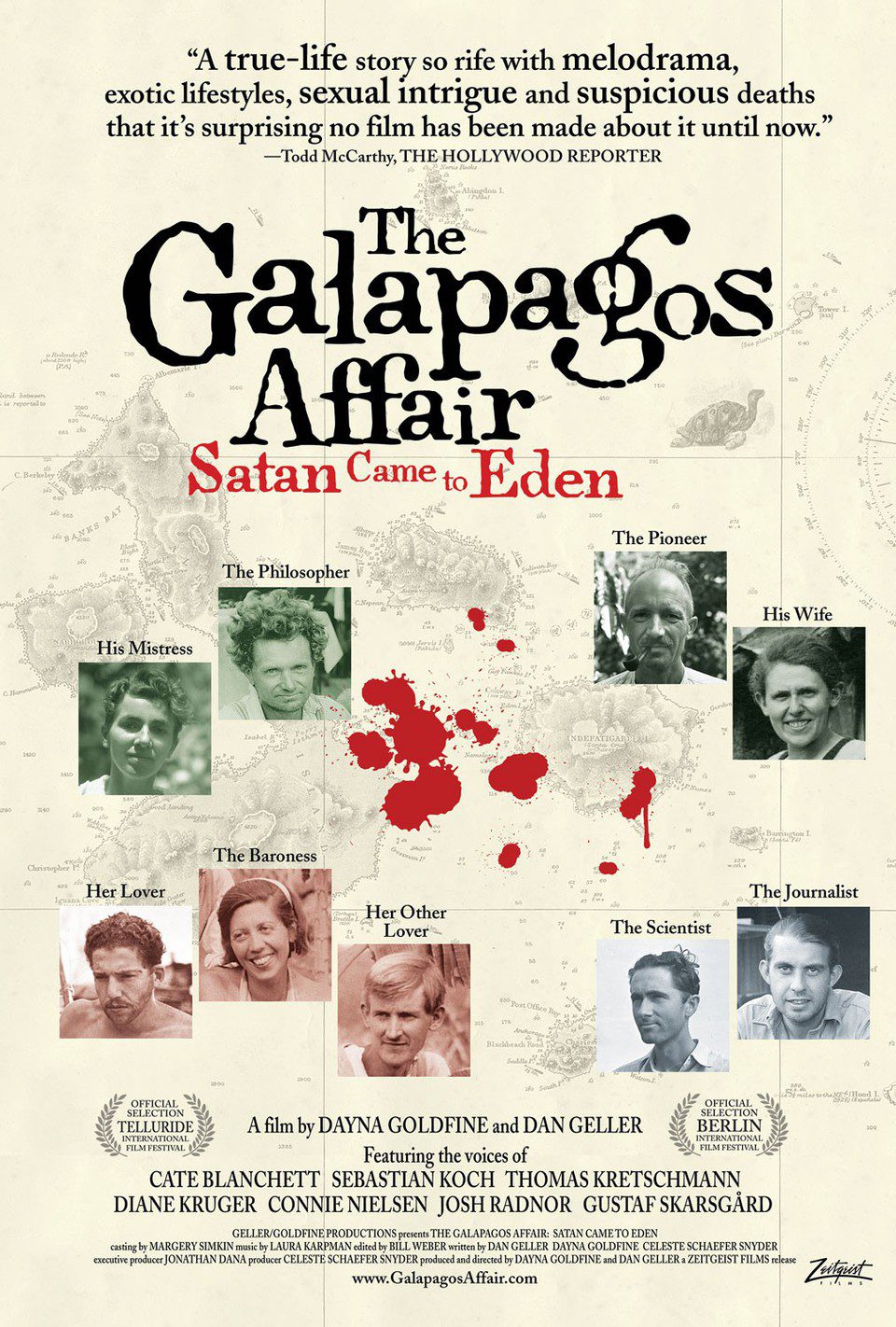 Cartel de The Galapagos Affair: Satan Came to Eden - Estados Unidos
