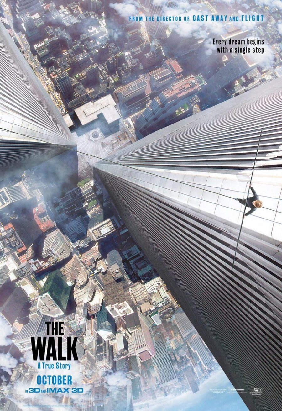 Cartel de El desafío (The Walk) - EEUU