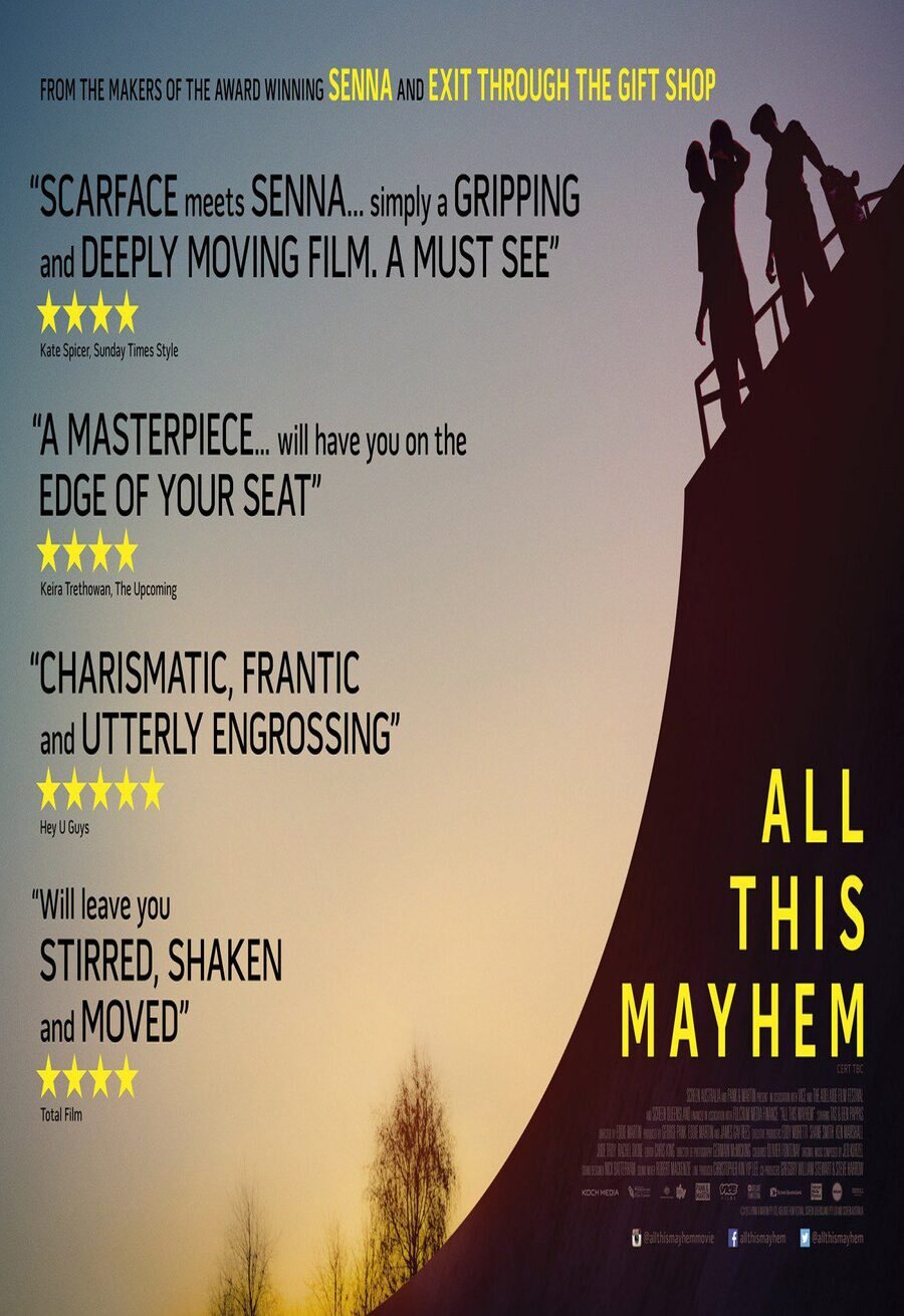 Cartel de All This Mayhem - Reino Unido