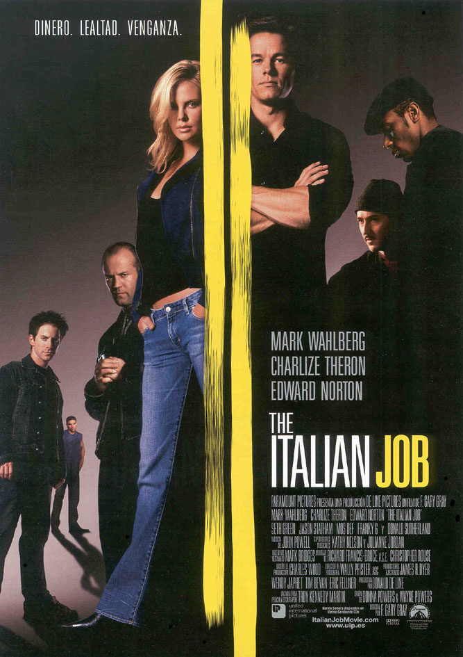 Cartel de The Italian Job - España