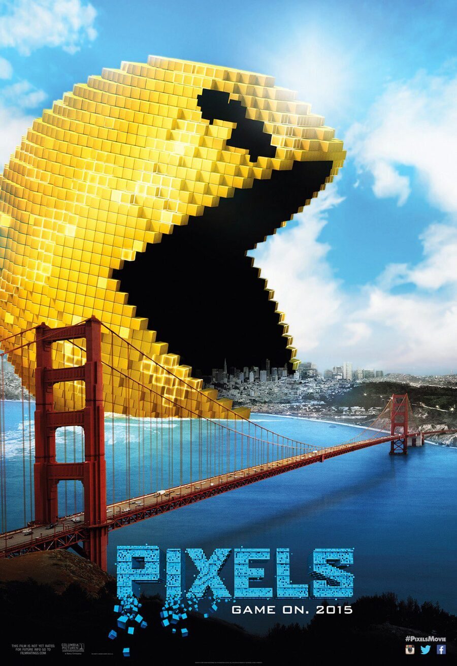 Cartel de Pixels - EEUU