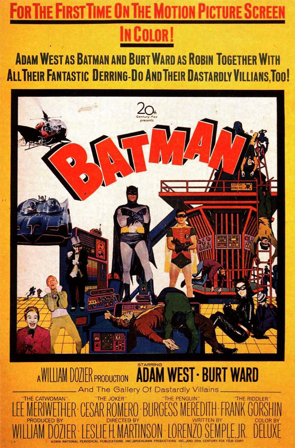 Cartel de Batman: La película - Estados Unidos