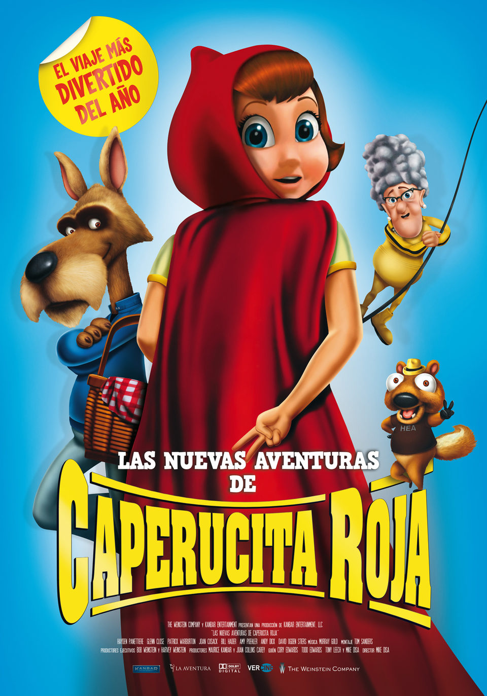 Cartel de Las nuevas aventuras de Caperucita Roja - España