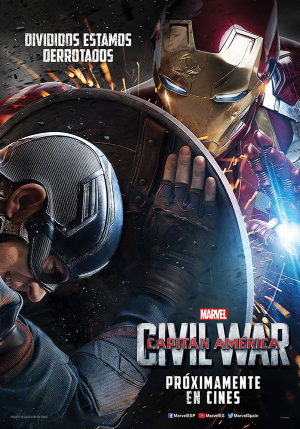 Cartel de Capitán América: Civil War - Teaser poster España 2