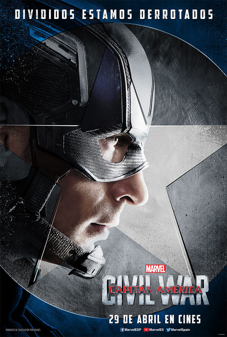 Cartel de Capitán América: Civil War - Capitán América