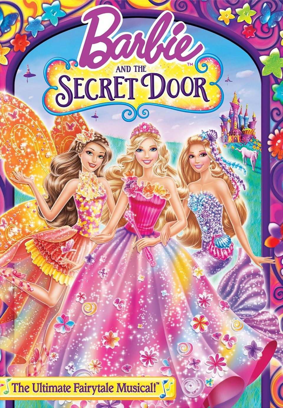 Cartel de Barbie y la puerta secreta - EEUU