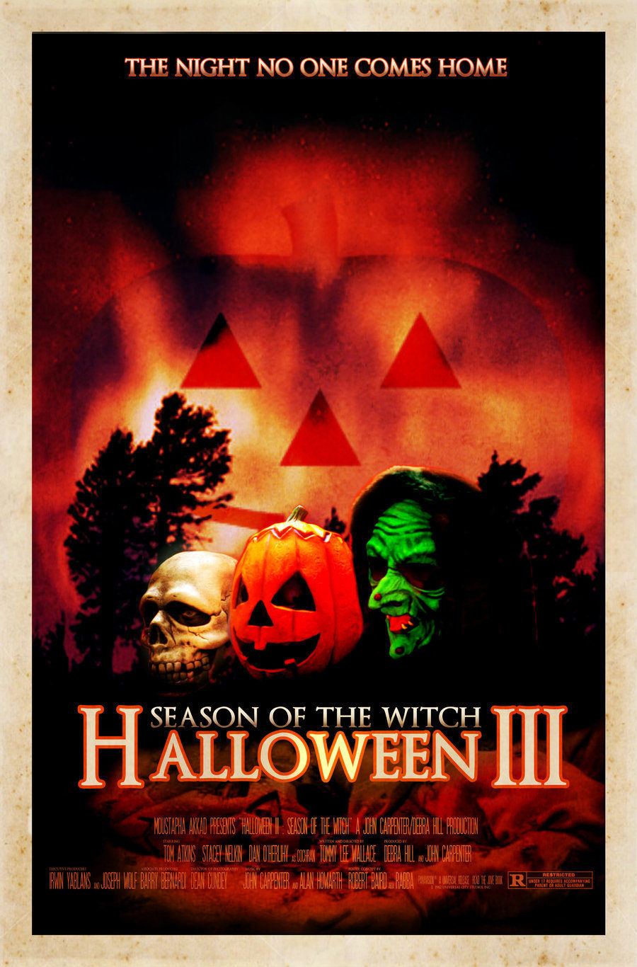 Cartel de Halloween III: El día de la bruja - Estados Unidos