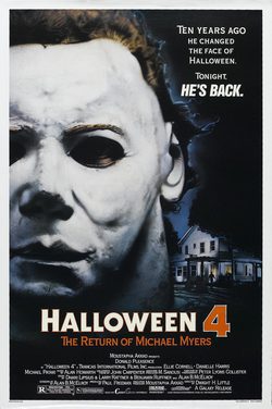 Cartel de Halloween 4: El regreso de Michael Myers