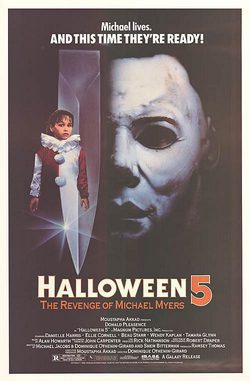 Cartel de Halloween 5: la venganza de Michael Myers