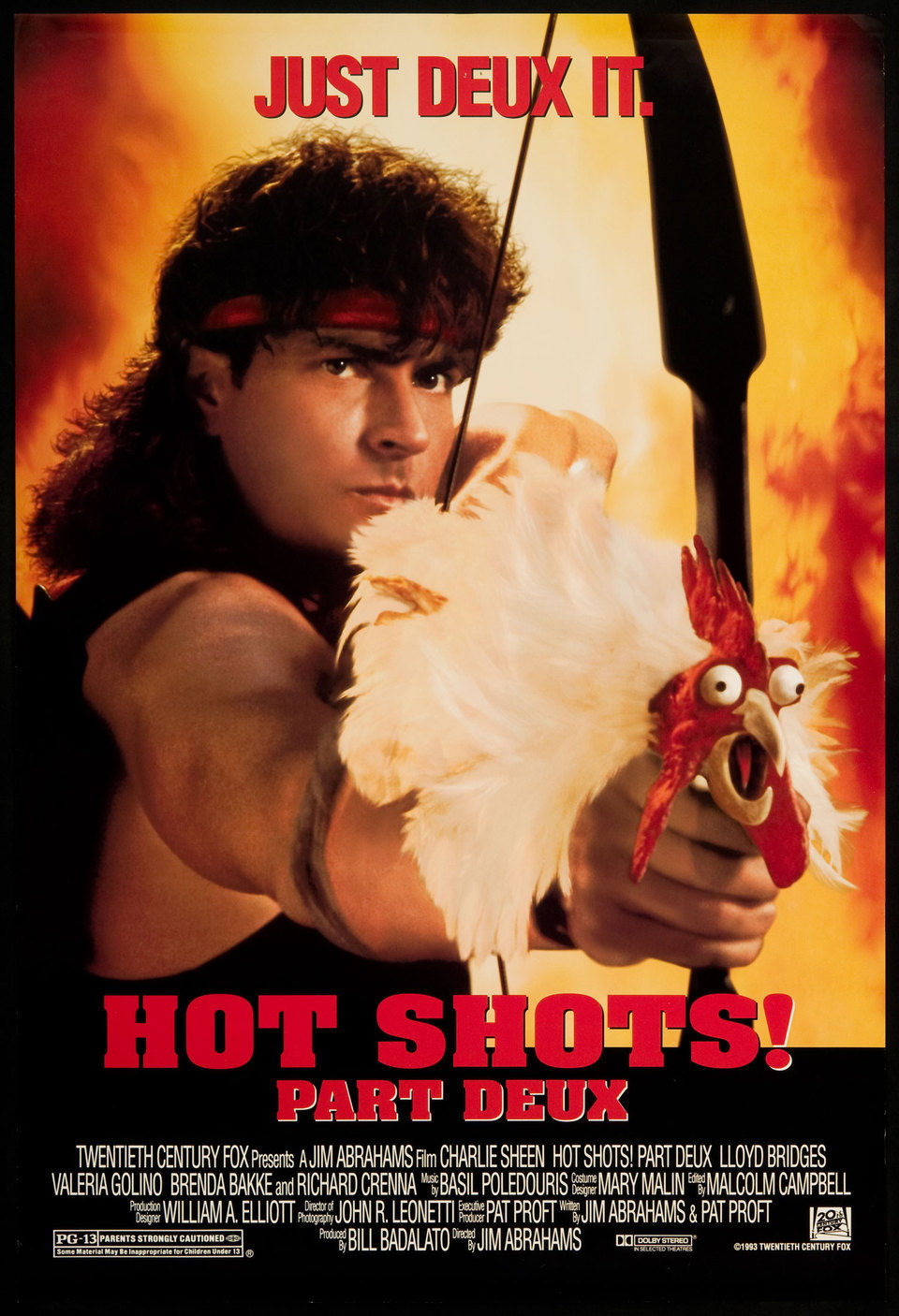 Cartel de Hot Shots 2 - Estados Unidos