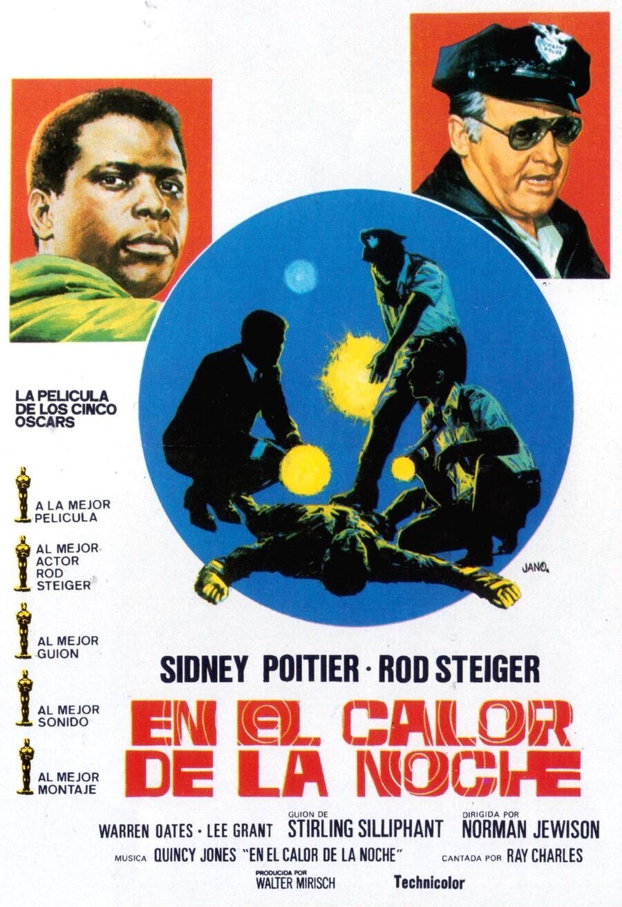 Cartel de En el calor de la noche - España