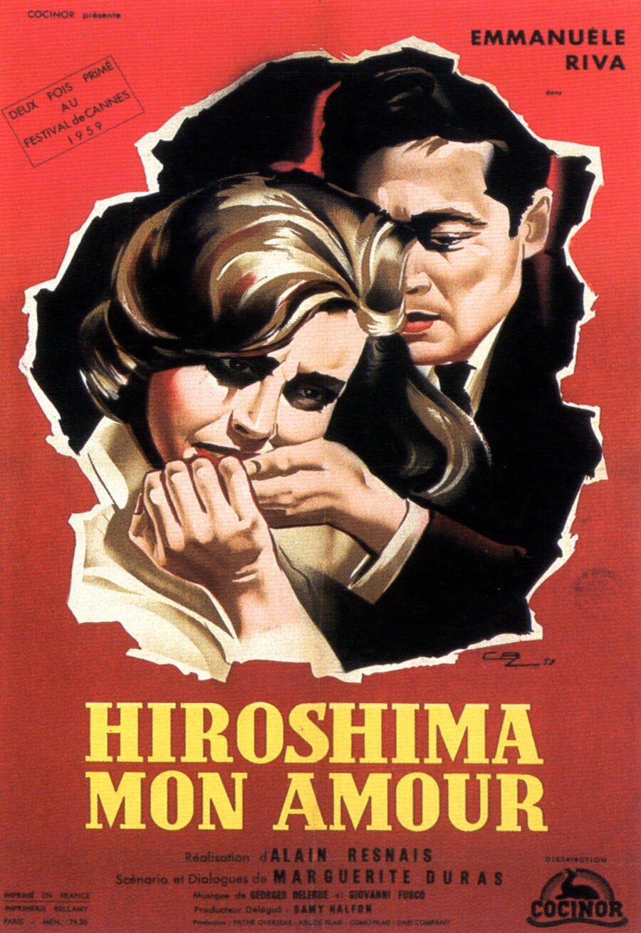 Cartel de Hiroshima, mon amour - Estados Unidos