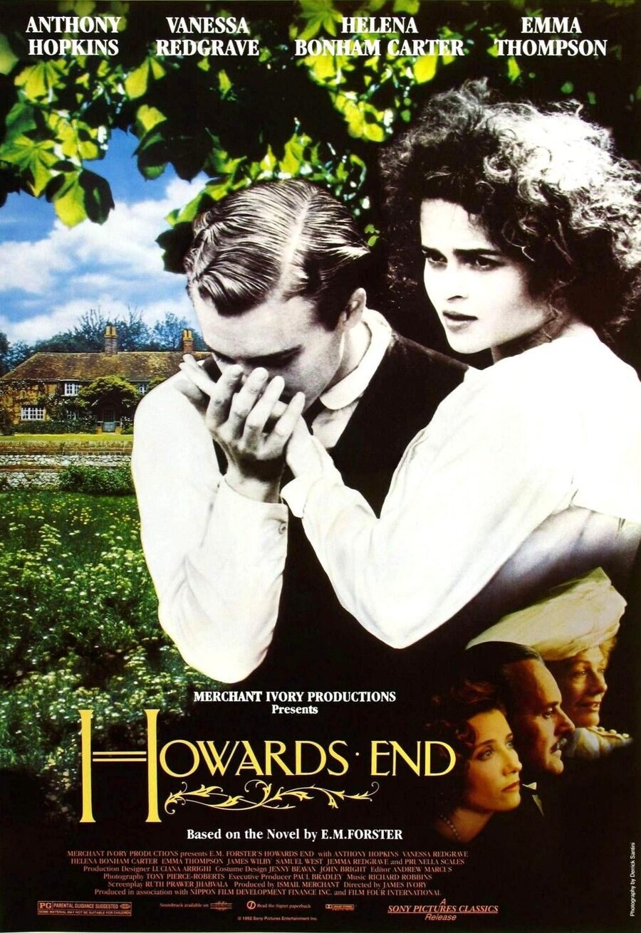 Cartel de Regreso a Howards End - Estados Unidos