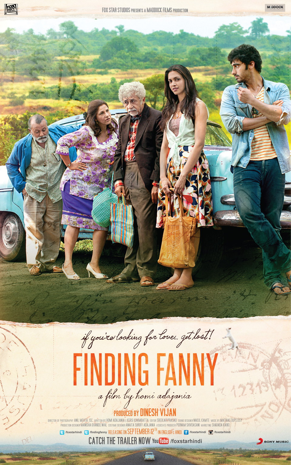 Cartel de Finding Fanny - Reino Unido