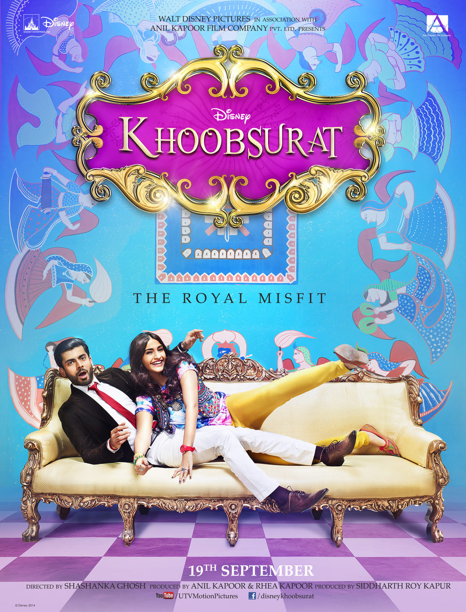 Cartel de Khoobsurat - Reino Unido