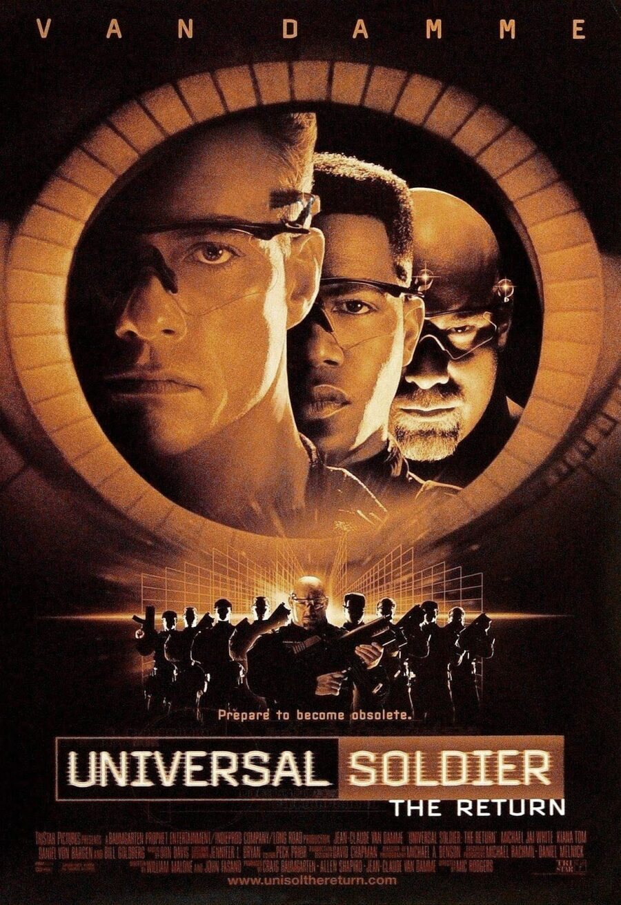 Cartel de Soldado universal: El retorno - Estados Unidos