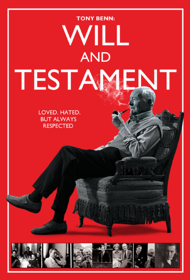 Cartel de Will and Testament - Tony Benn - Reino Unido