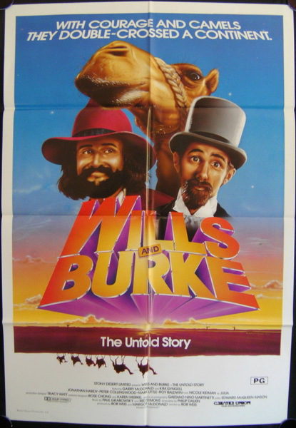 Cartel de Wills & Burke - Australia