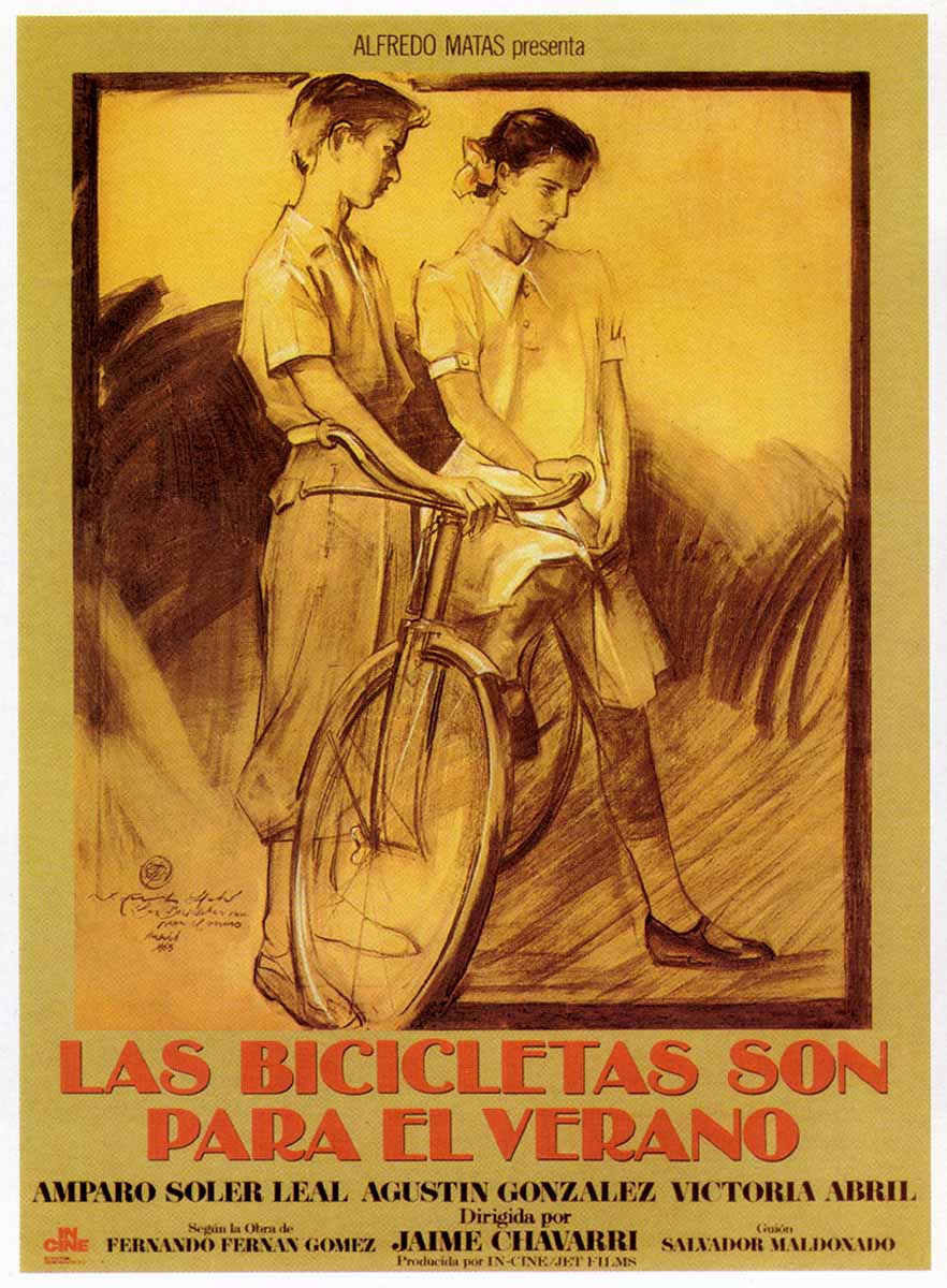 Cartel de Las bicicletas son para el verano - España