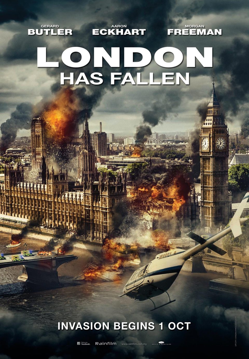 Cartel de Objetivo: Londres - 'London Has Fallen' poster 2
