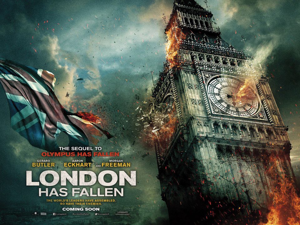 Cartel de Objetivo: Londres - 'London Has Fallen' poster horizontal